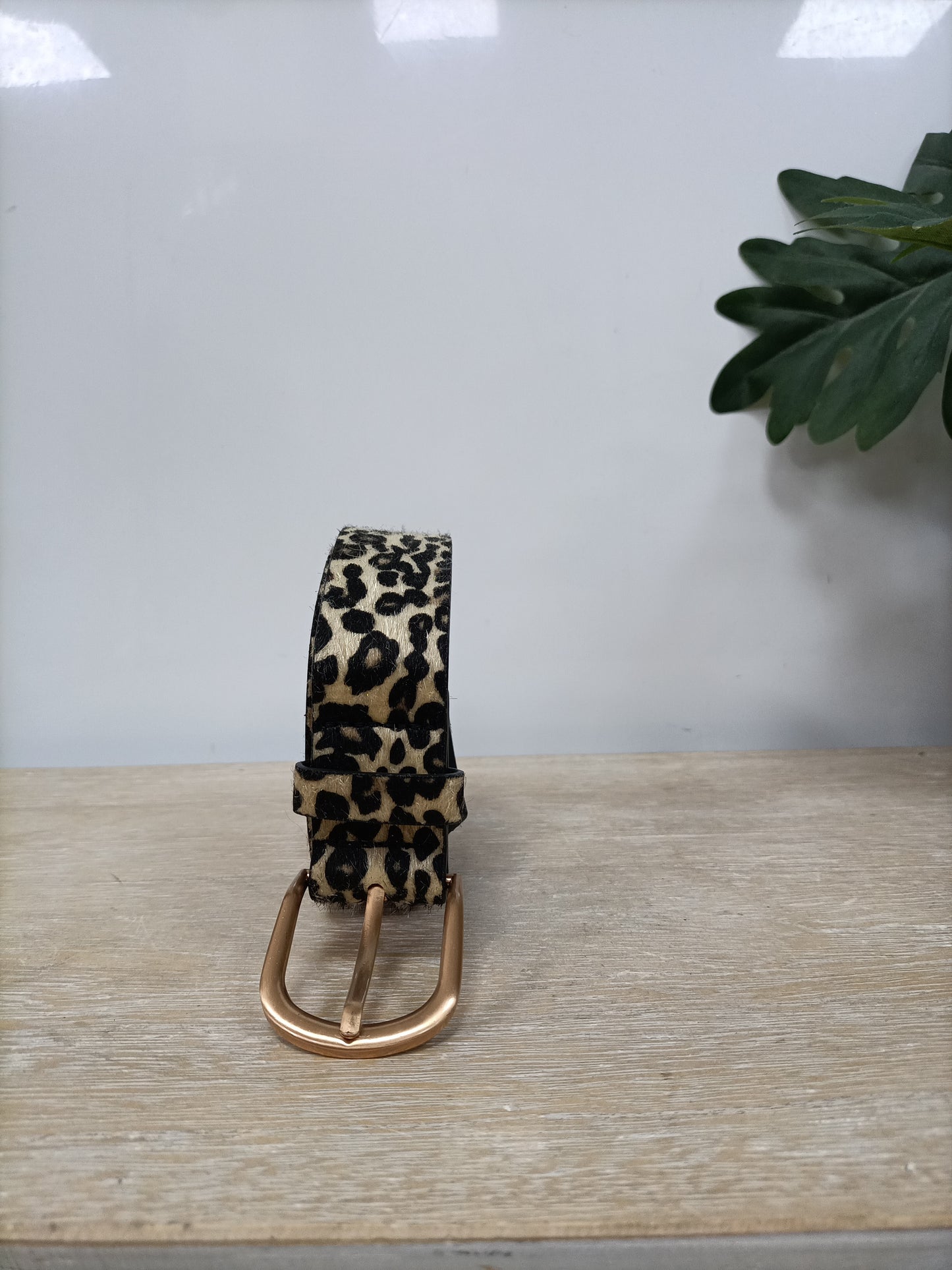 OTRAS. Cinturón pelito print