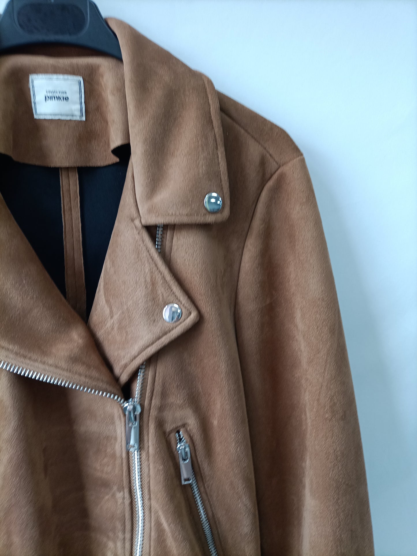 PIMKIE. Biker antelina marrón T.l