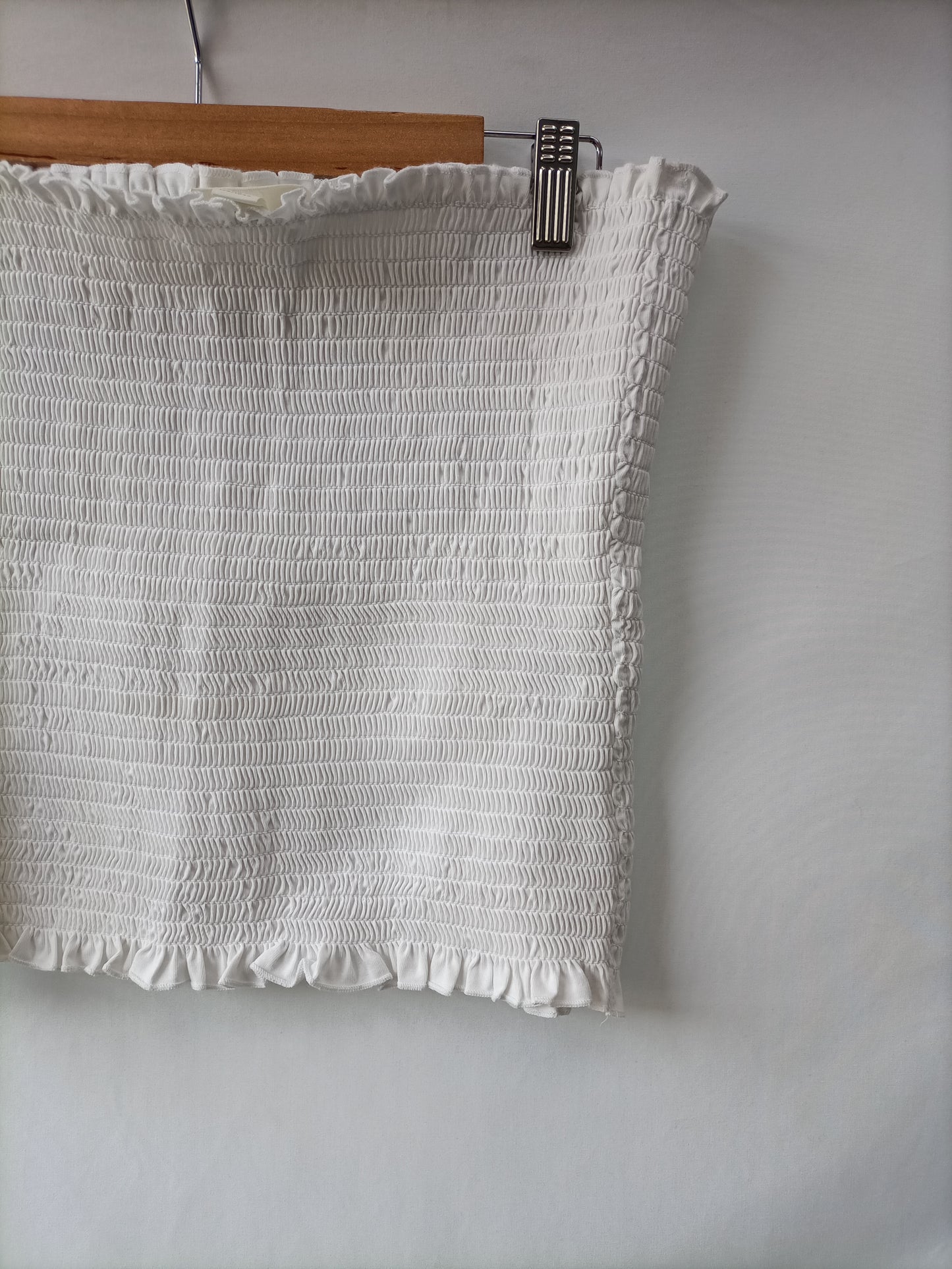 H&M. Palabras de honor blanco T.l