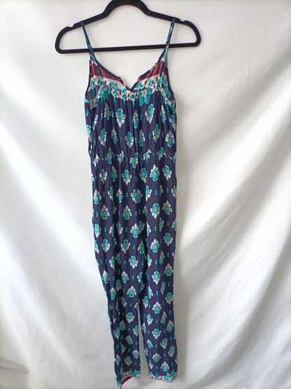 NAELLE. Flowy blue jumpsuit Tm
