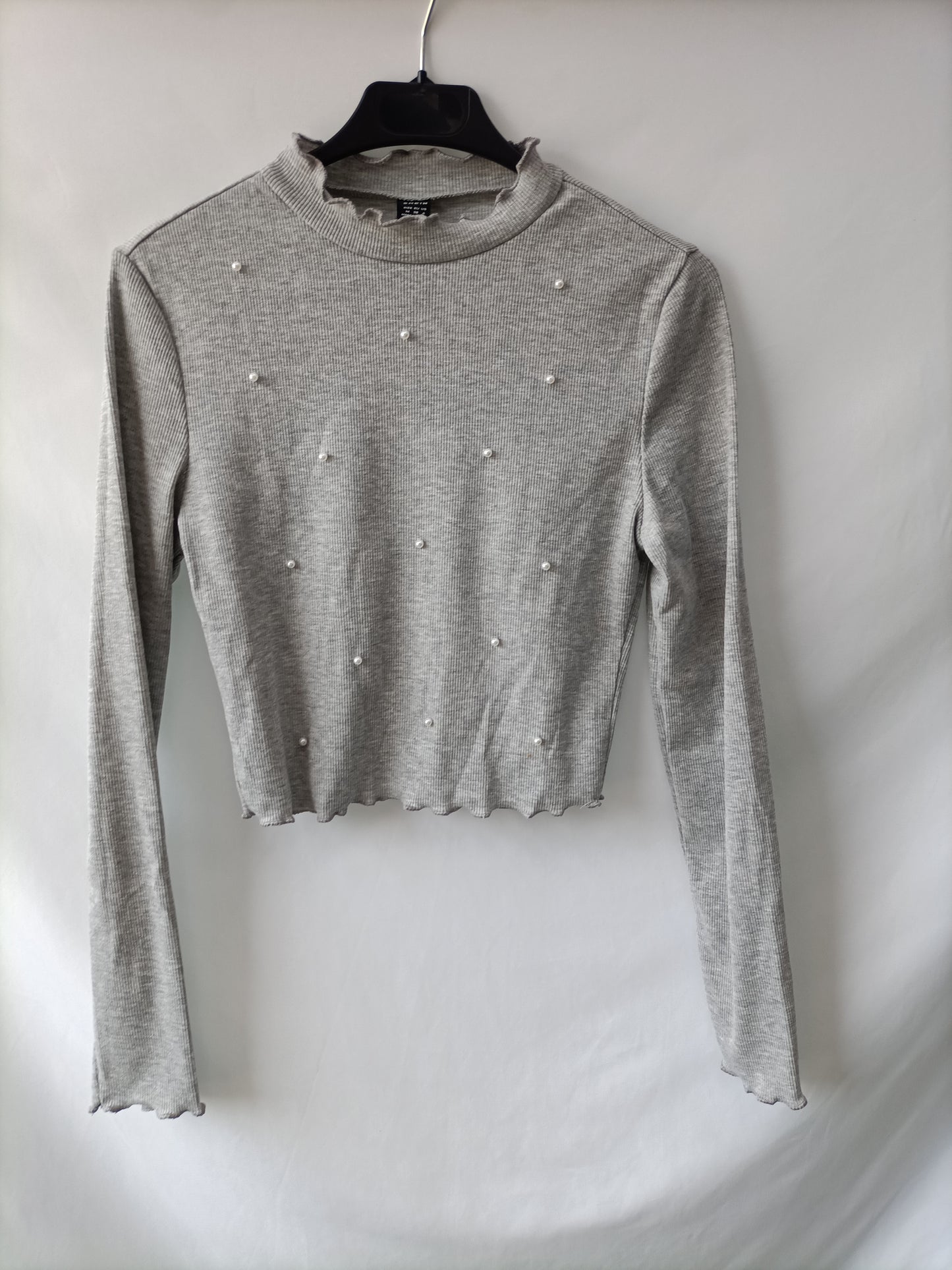SHEIN. Top punto gris T.m