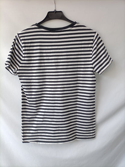 STRADIVARIUS. Striped T-shirt T.xs