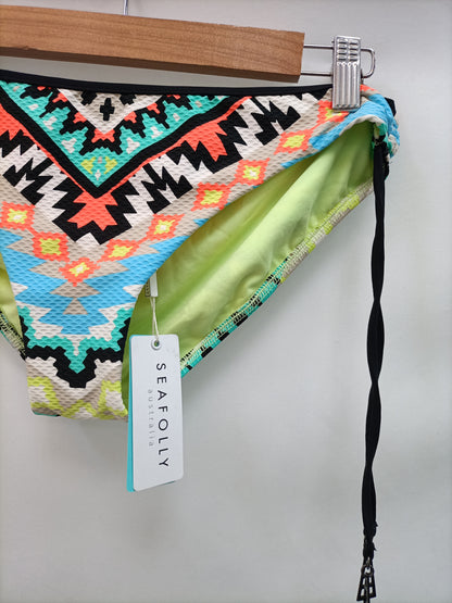 SEAFOLLY. Ethnic bikini bottom T.42