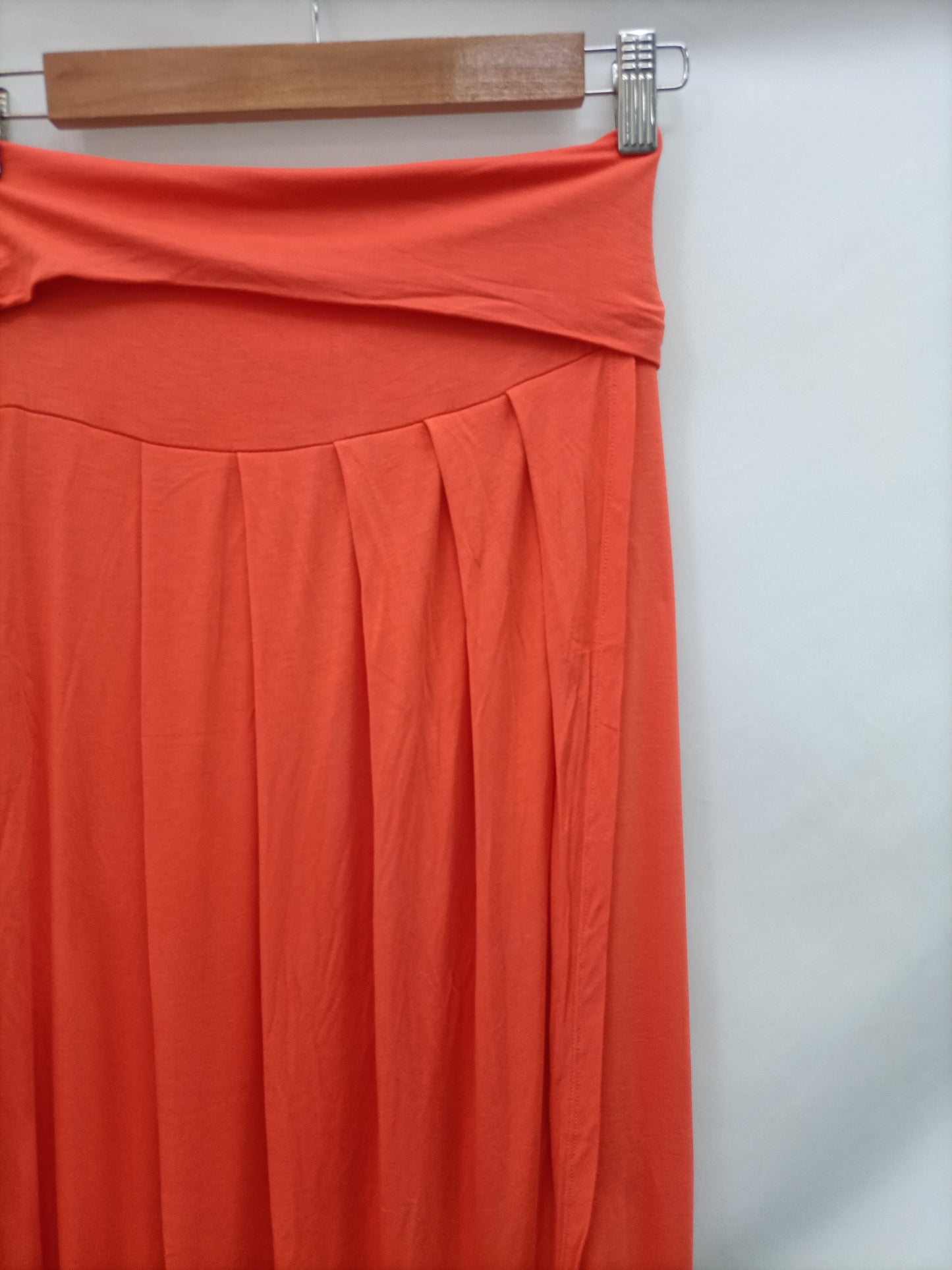 SEAFOLLY. Falda naranja larga T.s