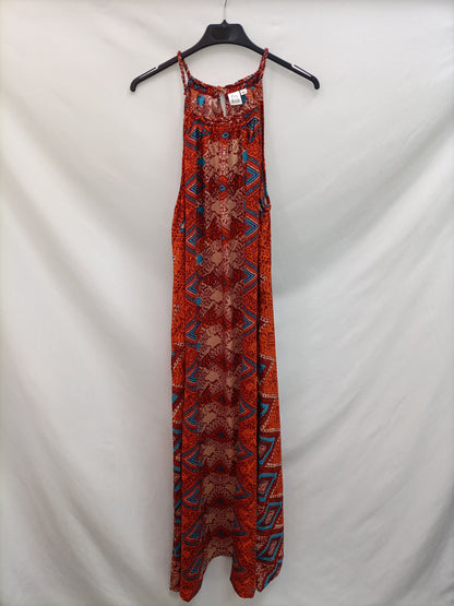 CON LUZ PROPIA. Vestido largo étnico T.m/l