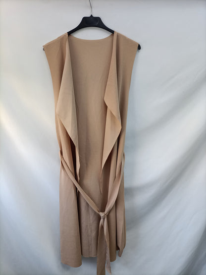 SHEIN.Chaleco fluido beige Tu(m)