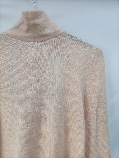 MANGO. Jersey rosa Espalda T.m