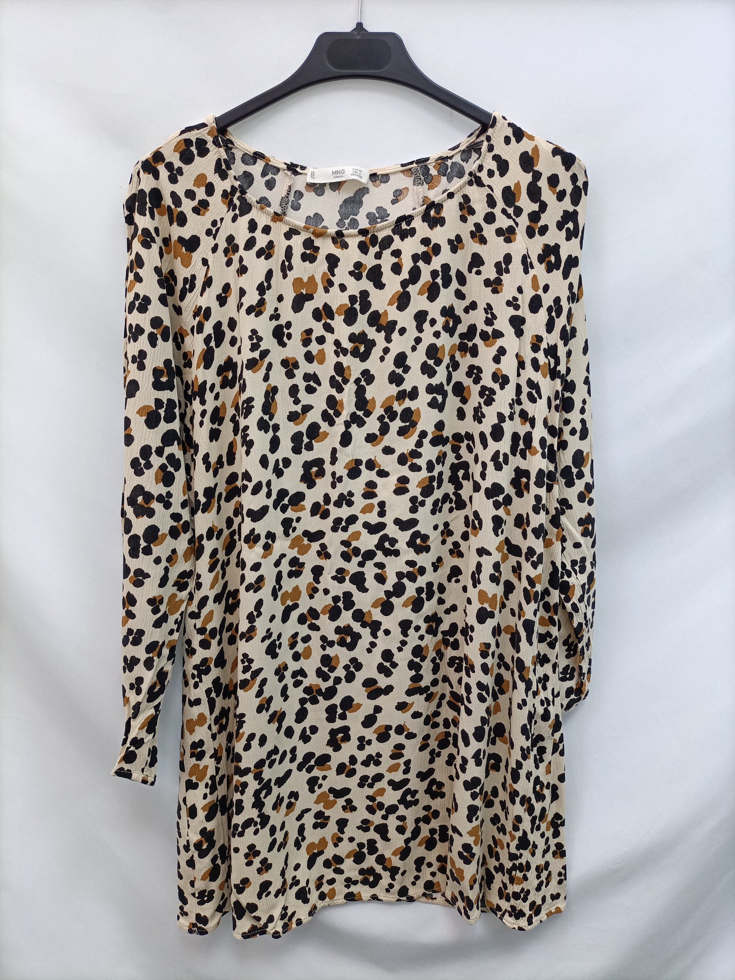 MANGO. Vestido corto print T.xs