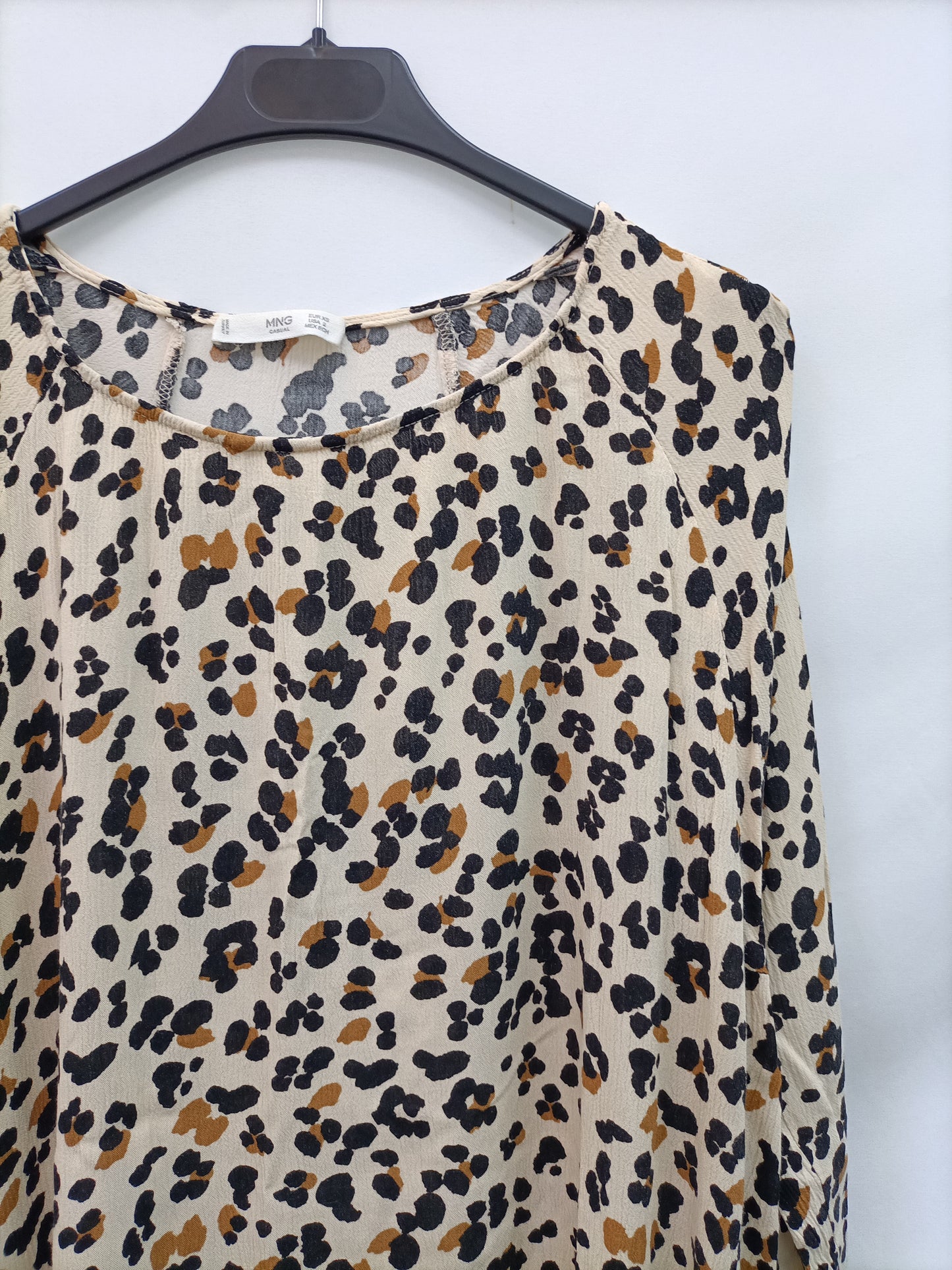 MANGO. Vestido corto print T.xs