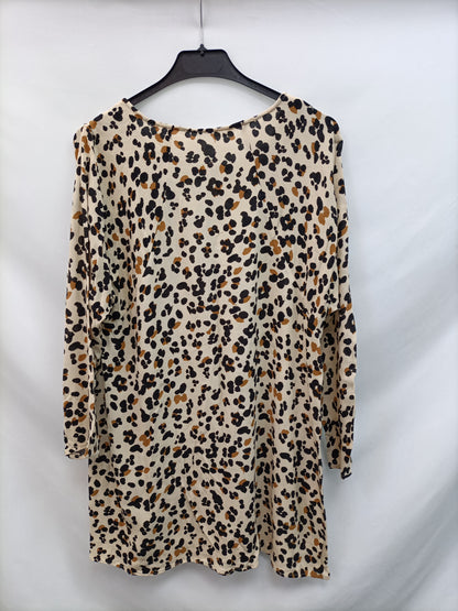 MANGO. Vestido corto print T.xs