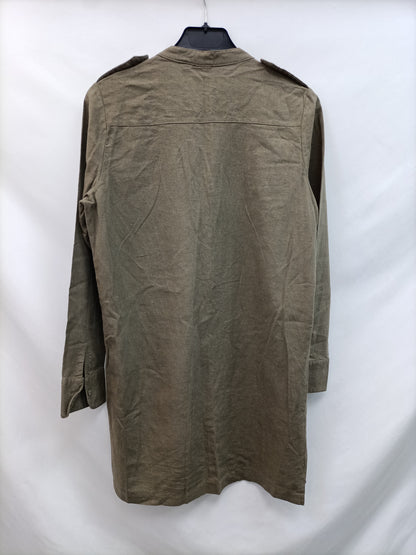 ASOS. Vestido camisero lino T32