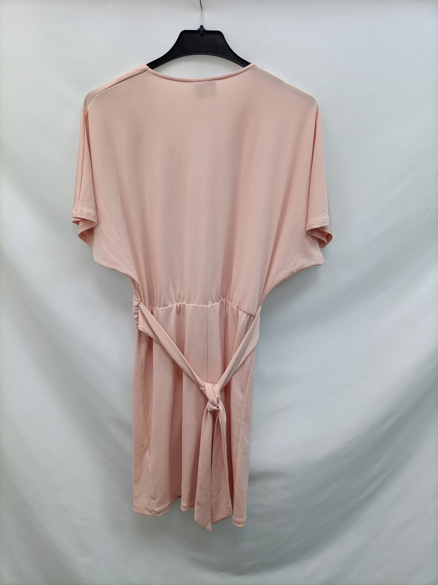 ASOS. Vestido rosa cruzado T.36