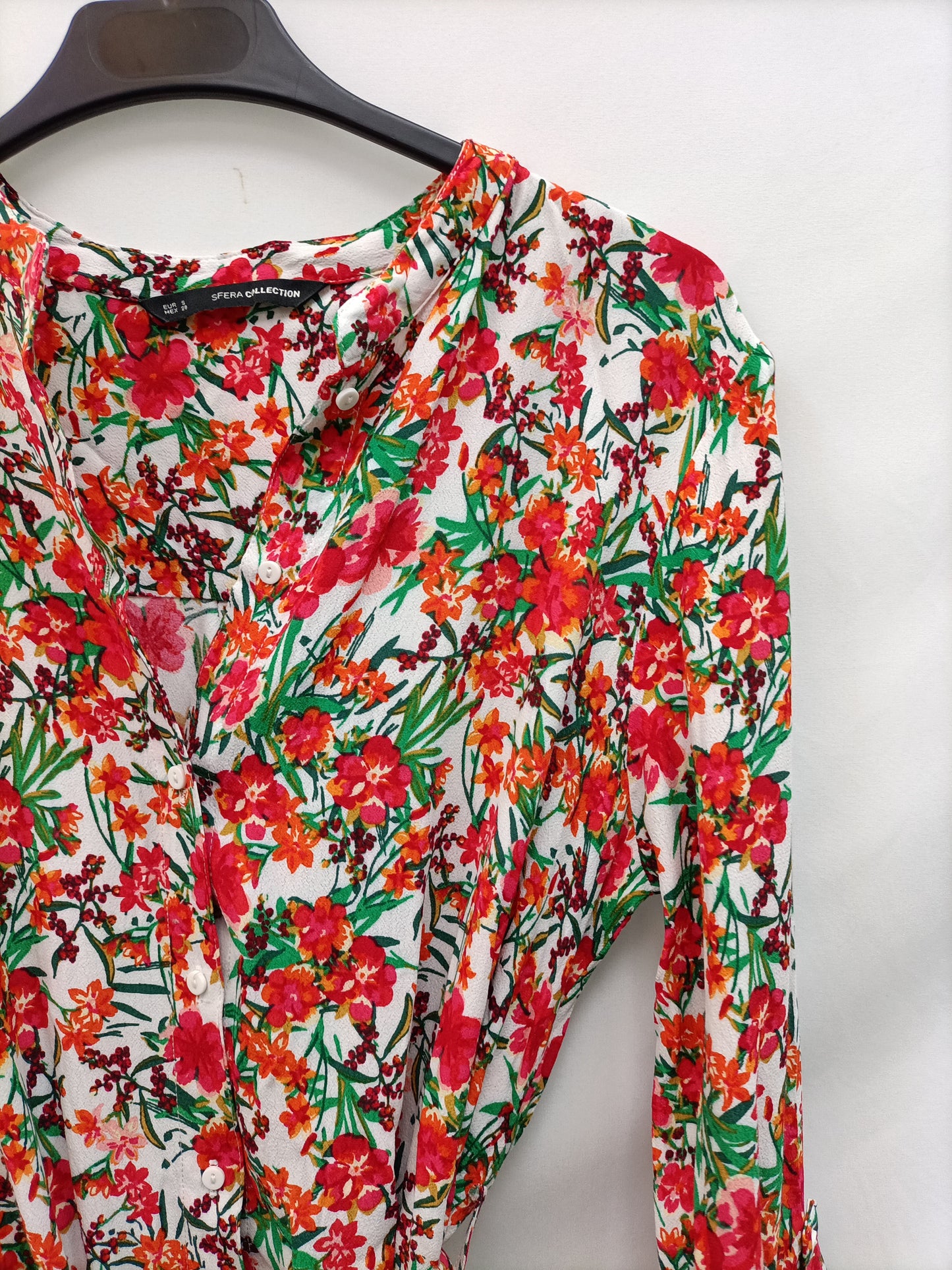 SFERA. Vestido corto camisero T.s