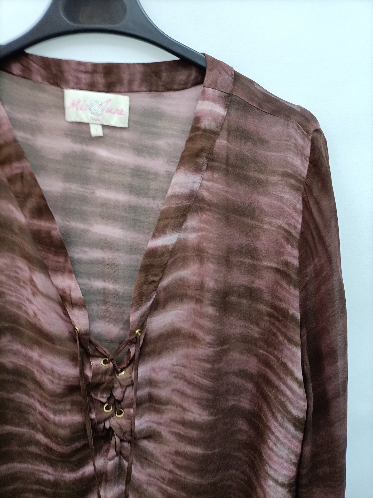 MISS JUNE. Blusa tie dye T.s