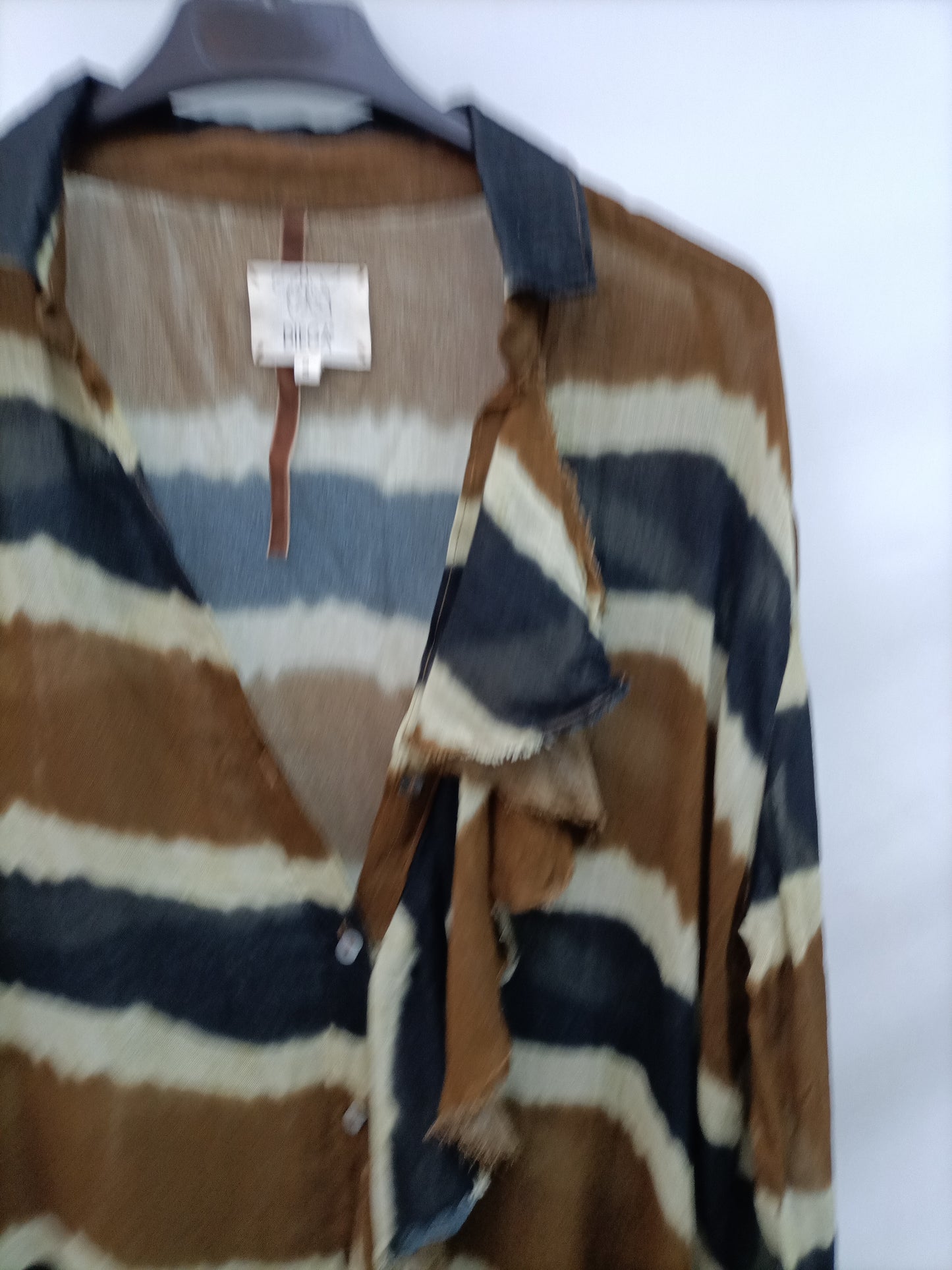 DIEGA. Blusa fluida rayas T.s