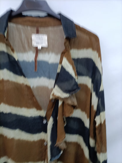 DIEGA. Blusa fluida rayas T.s