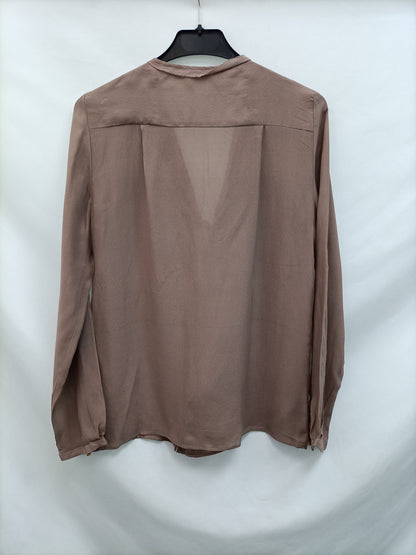 ZARA. Blusa Botones Dorados T.xs