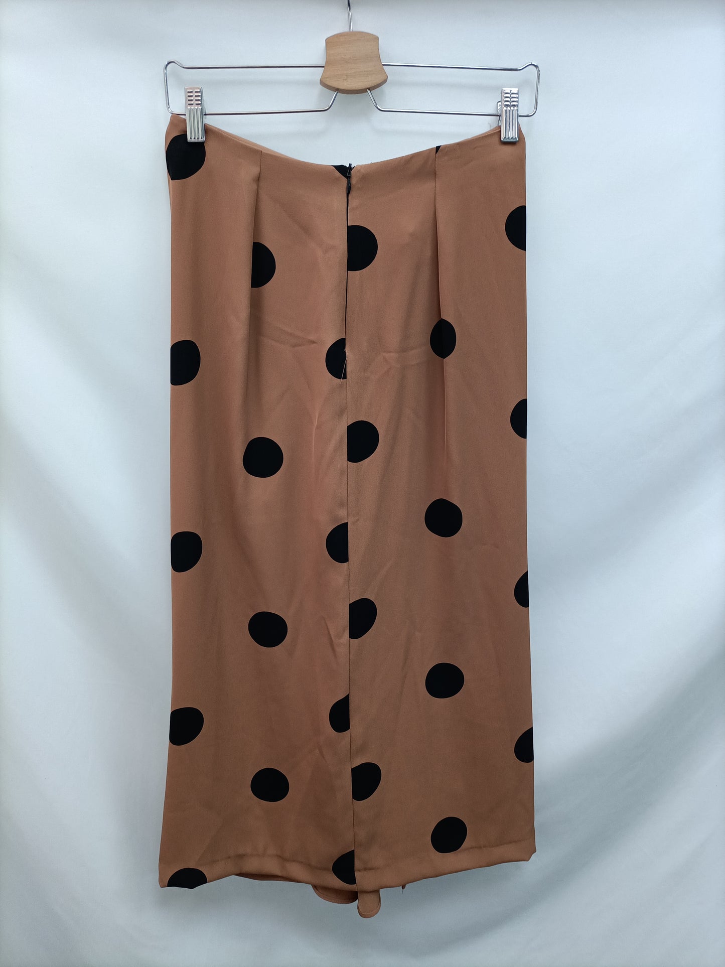 SFERA. Falda midi lunares T.s