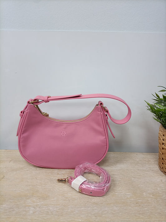 NAULOVERS. Bolso rosa lona