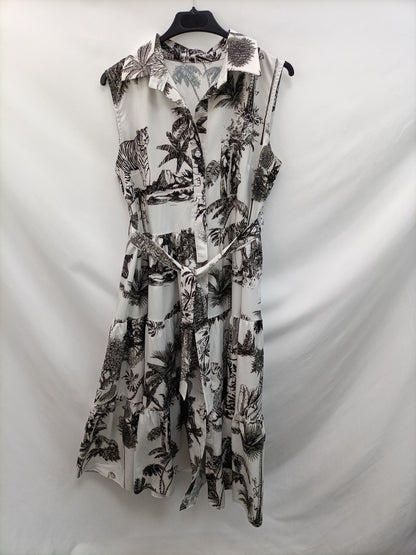 OTRAS. Vestido midi estampado T.u(m)