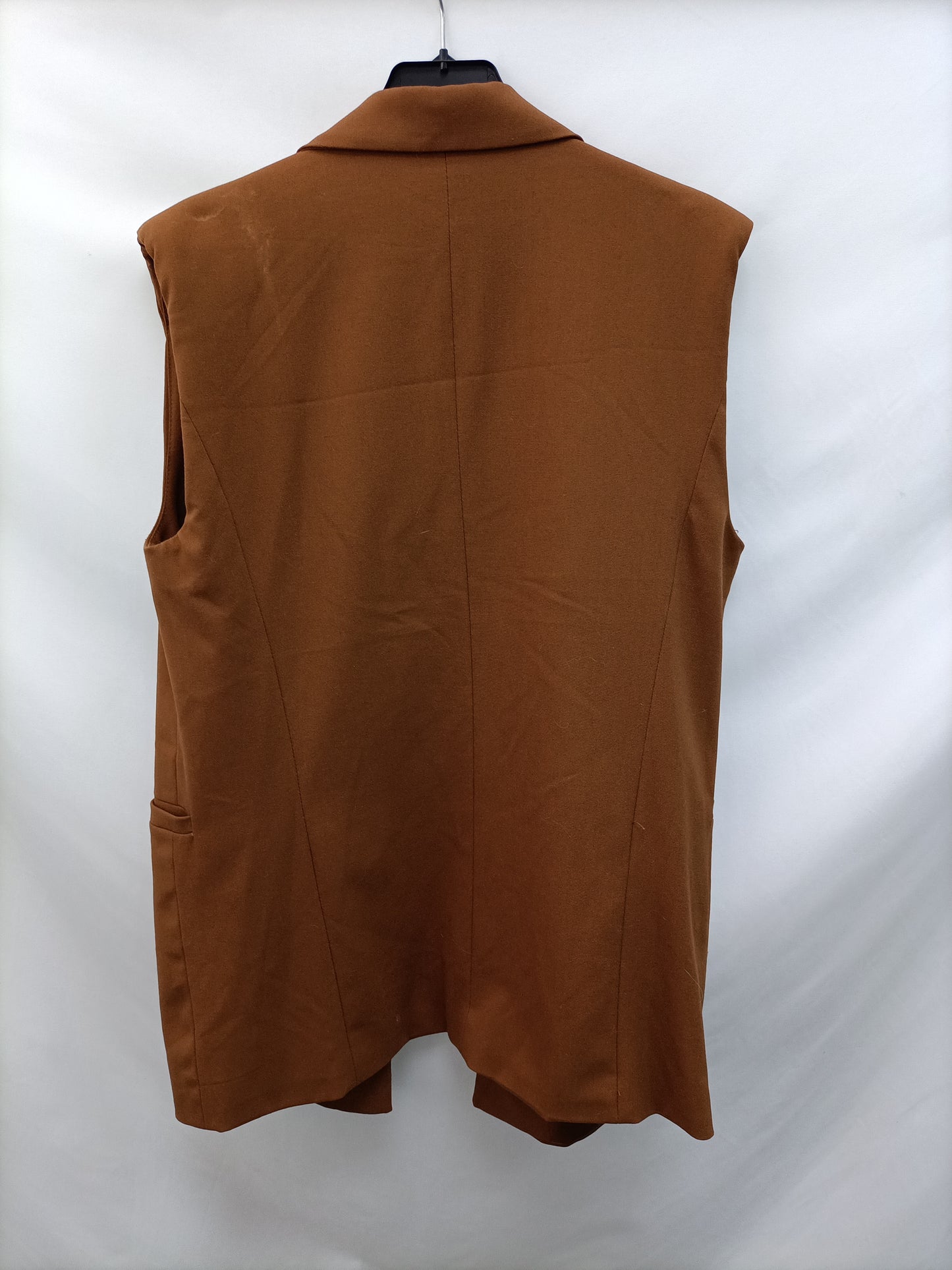 STRADIVARIUS. Chaleco teja abierto T.l