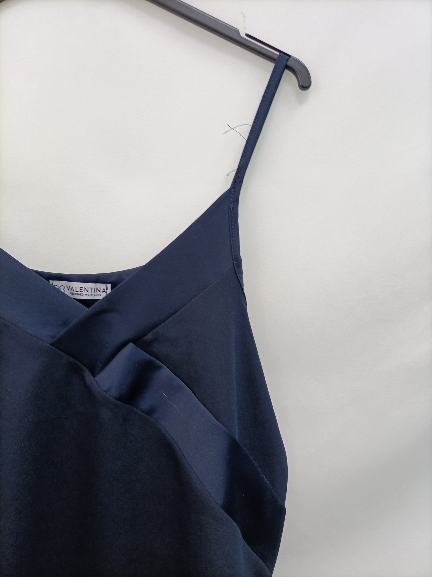 VALENTINA. Top lencero azul T.l