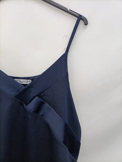 VALENTINA. Top lencero azul T.l