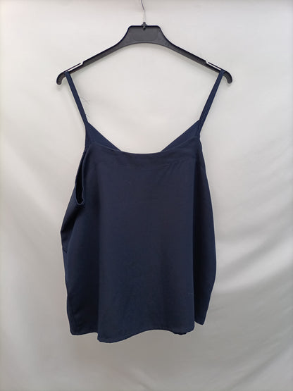 VALENTINA. Top lencero azul T.l