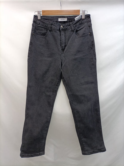 MY TINA'S. Denim negro recto T.l