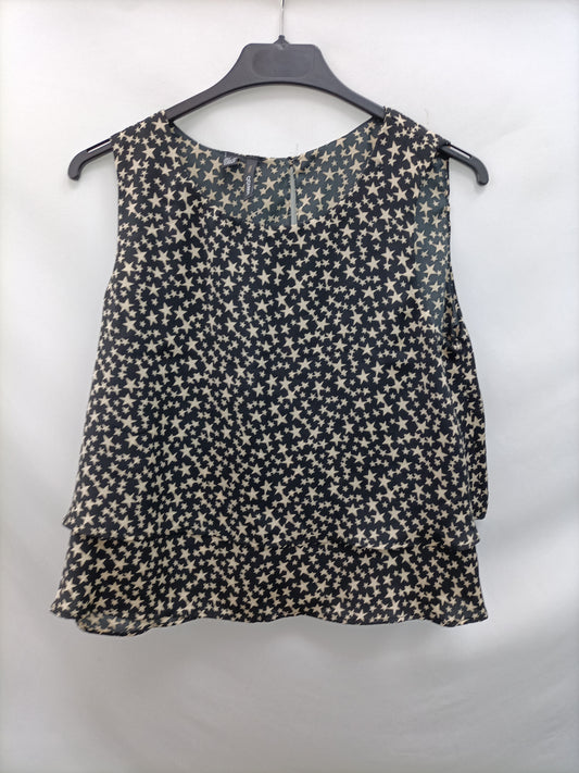 market.MANGO. Top estrellas negro T.s