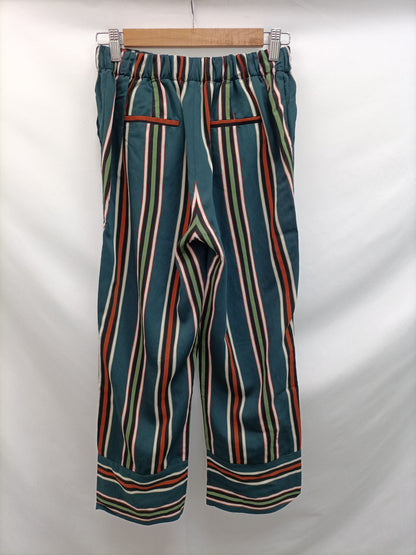 ZARA. Pantalón culotte rayas Ts.