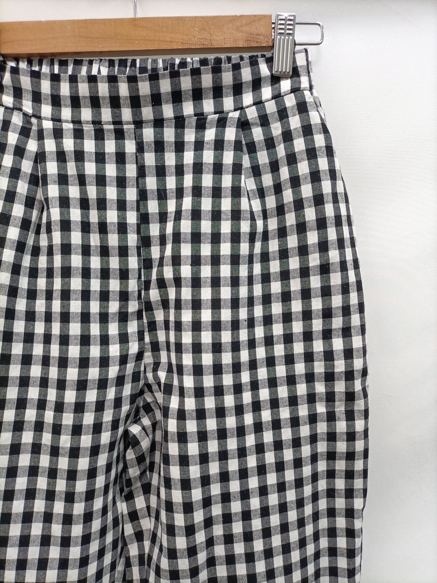 OTRAS. Pantalón Fluido cuadros vichy T.u(32)