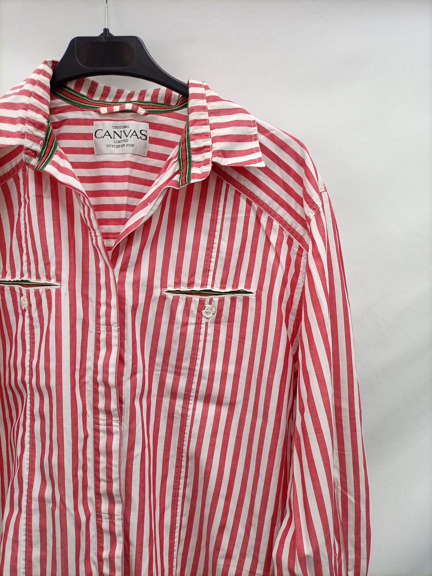 CANVAS. Camisa de rayas T.38