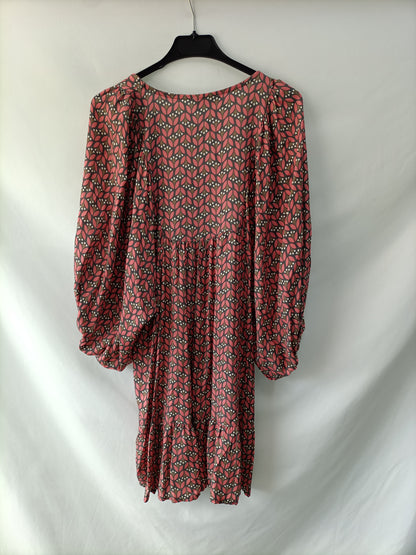 AZALEA. Vestido verde hojas Tu(s/m)