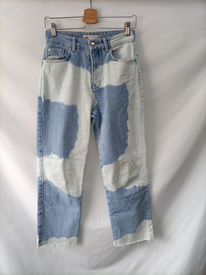 ZARA. Faded effect trousers size 36