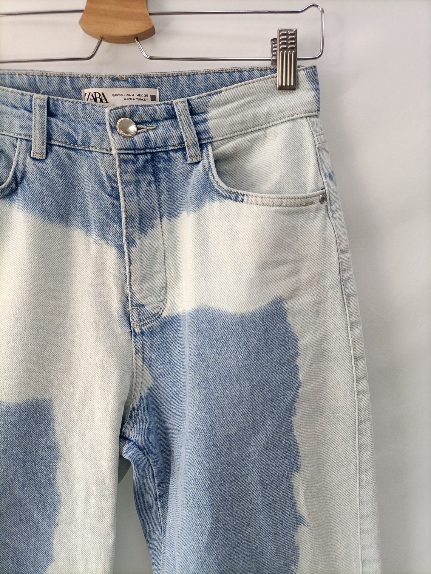 ZARA. Faded effect trousers size 36