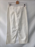 PETALLUSH. Pantalón culotte blanco T.s