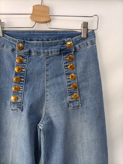 OTHER. Jeans with Ts buttons