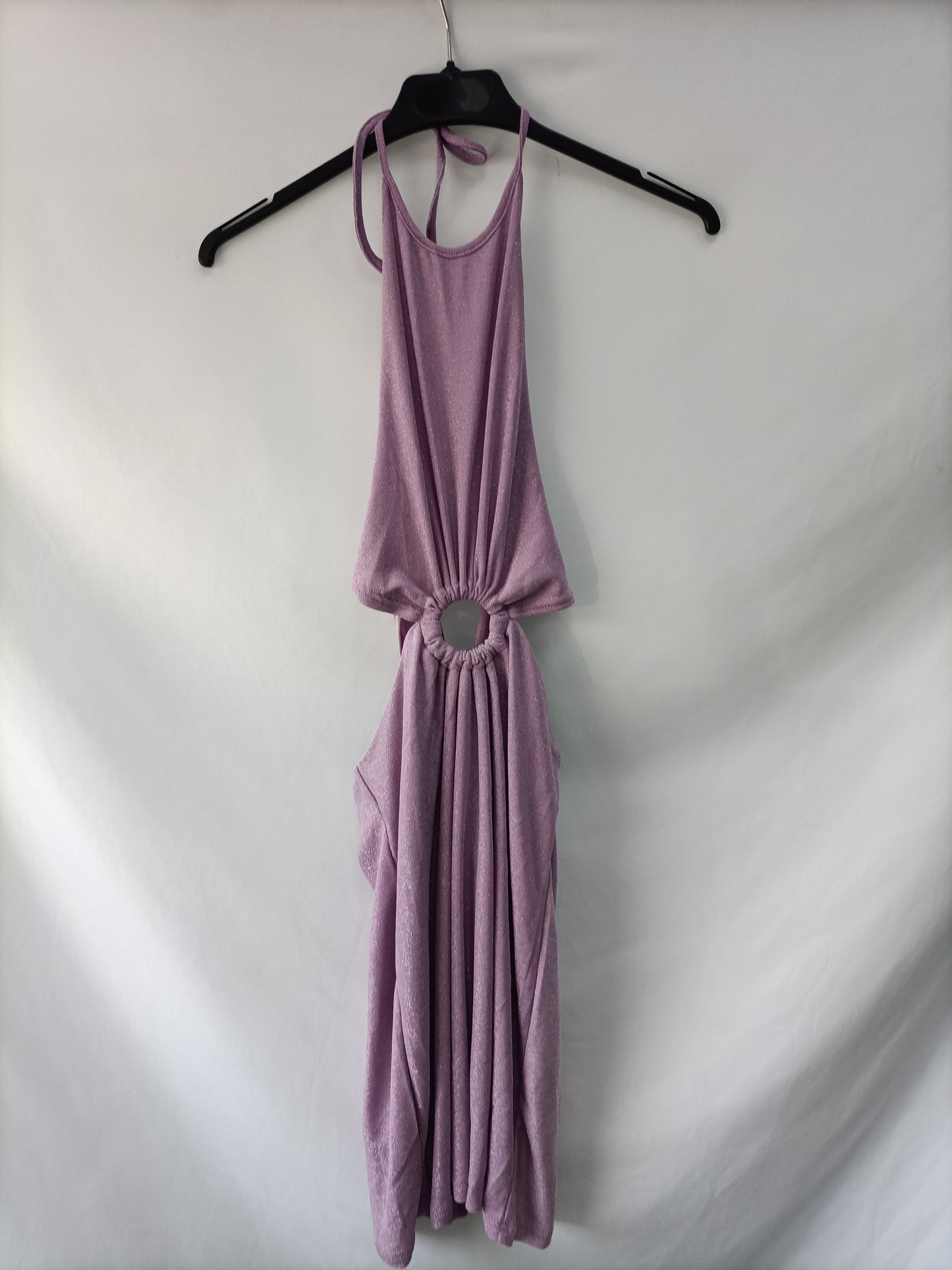 LOAVIES. Vestido lila hilos T.s
