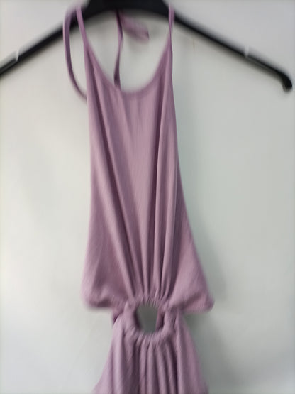 LOAVIES. Vestido lila hilos T.s
