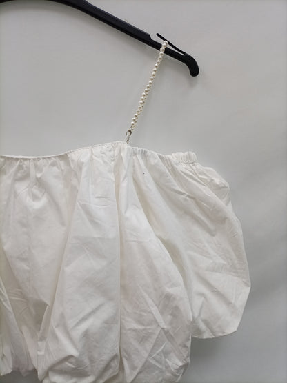 CHICWISH. Pearl strap top Your(s)