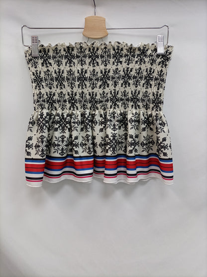 ZARA. Top nido de abeja T.M