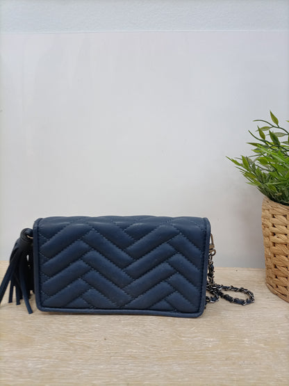 ZARA. Bolso mini azul