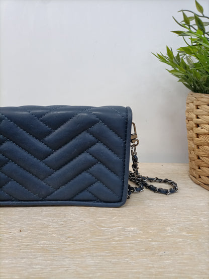 ZARA. Bolso mini azul