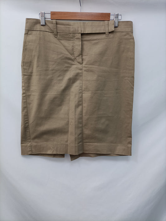 MANGO. Basic camel skirt size 40