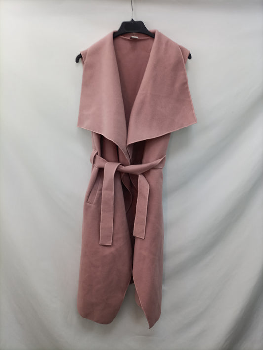 OTRAS. chaleco de paño rosa Tu(m)
