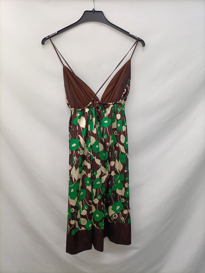 FOREVER. Vestido flores T.m