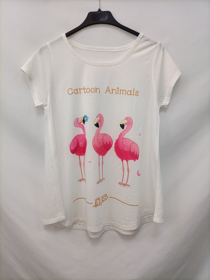 OTRAS. Camiseta flamencos T.u(m)