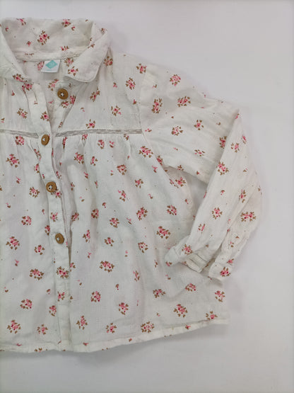 TEX. Blusa florecitas T.23m