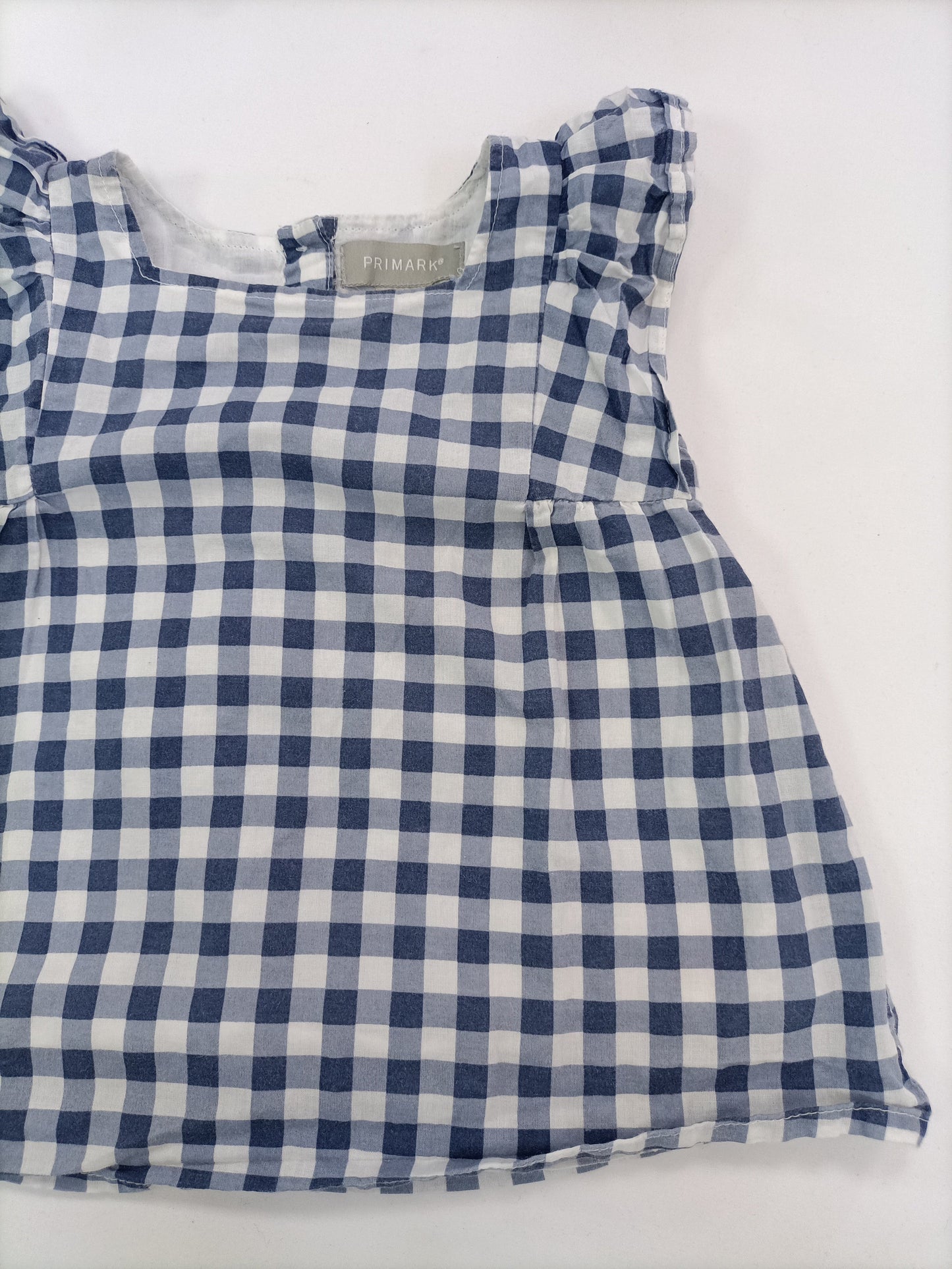 PRIMARK. Gingham blouse, sizes 18-24 months